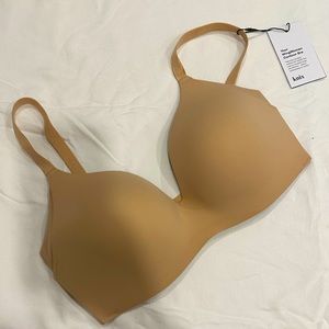 Knix WingWoman Contour Bra, size 6, beige, NWT